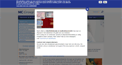 Desktop Screenshot of mcgroep.com